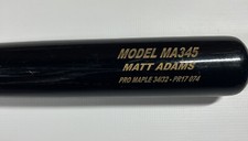 Cardinals Nationals Matt Adams Game Issued Max Bat 34/32