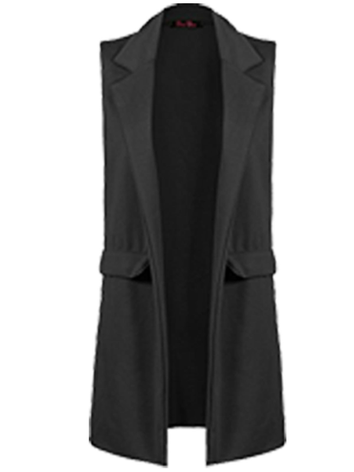 Long Blazer Waistcoat Jacket Top 