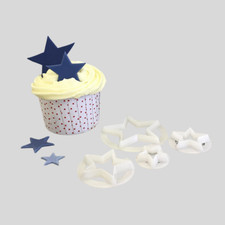 FMM Star Cutter Set 4pc - Suitable sugarcraft and for cutting clay