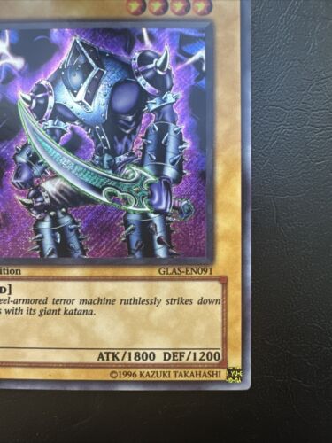 YuGiOh Gil Garth GLAS-EN091 Secret Rare 1st Edition NM - Picture 5 of 10