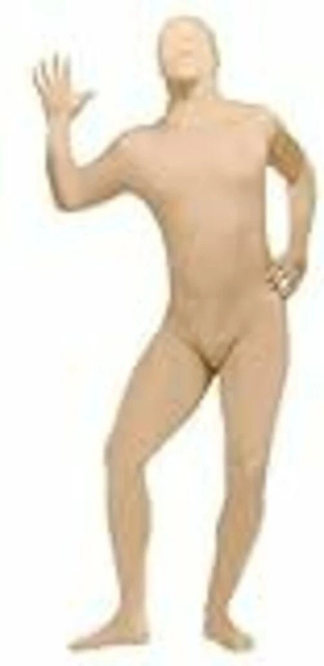 Fantasia de Halloween infantil Fun World pele nua tamanho grande 12-14 terno corpo inteiro - Imagem 2 de 4