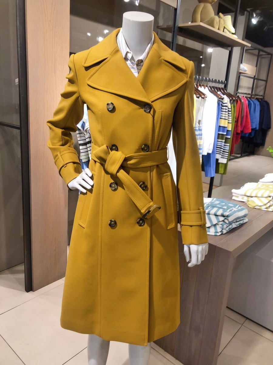 Max Mara Yellow Coat S MAX MARA: Coat Woman Yellow 'S Max