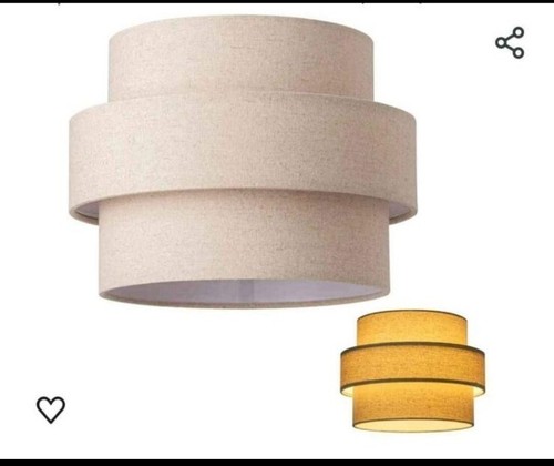 3tier Drum Lamp Shade For Pendant Lamp Floor Lamp Chandelier Replacement Shade C