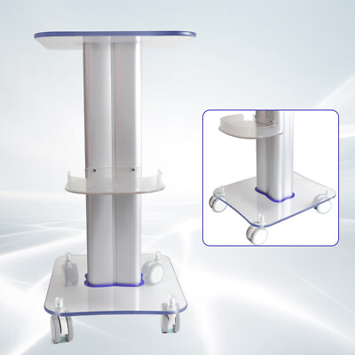 Acrylic Beauty Salon Trolley 360?? Rolling Cart SPA Equipment Holder Machine US