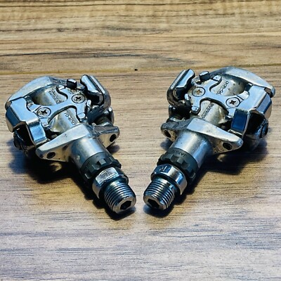 Shimano PD-M747 Clipless Mountain Bike Pedals No Cleats | eBay