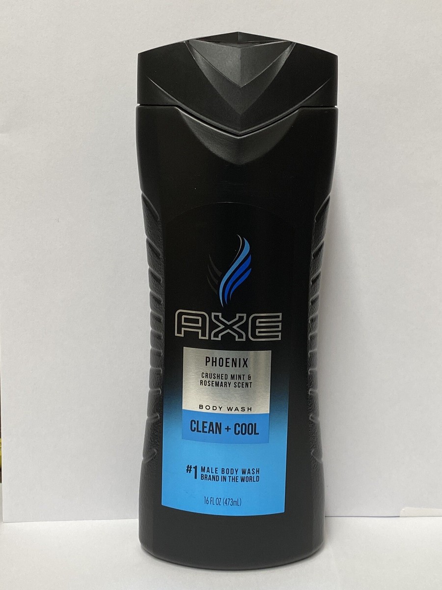 Axe Phoenix CLEAN COOL Crushed Mint Rosemary Body Wash 16 oz