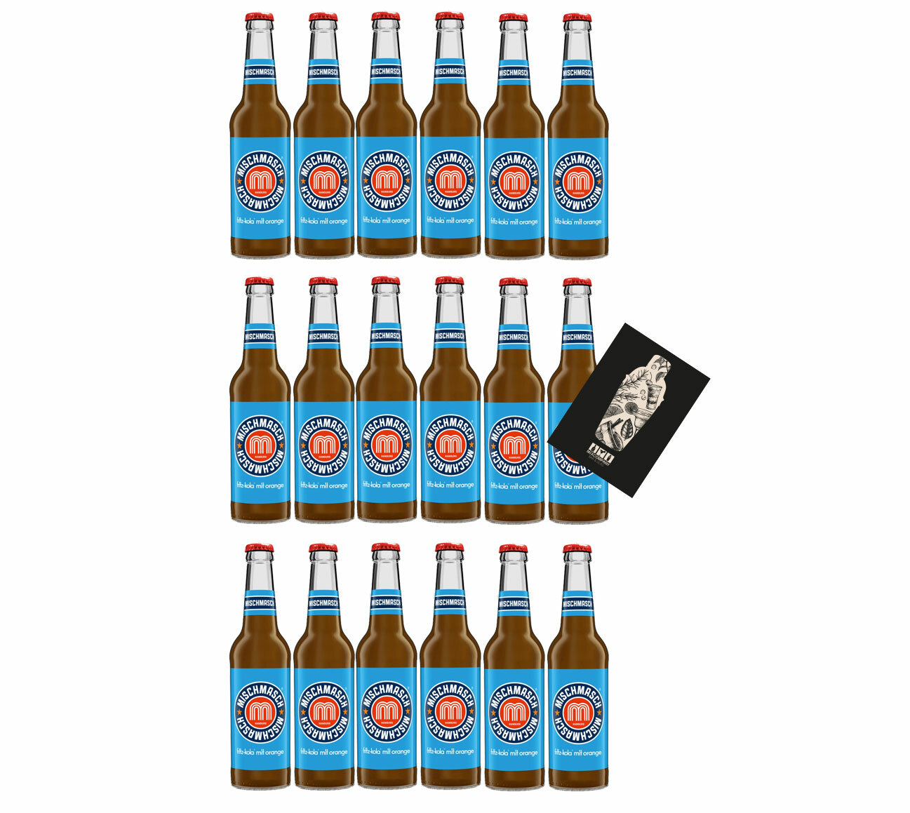 Fritz-Kola Mischmasch 18Er Set Fritz Kola Kola+Orange 18X 0,33L Inkl. Pfand Meh