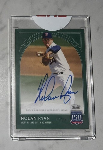 2019 Topps 150 Years Of Baseball Nolan Ryan Auto #46B  47/49 - Picture 1 of 2