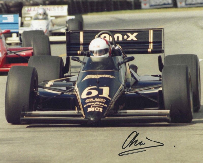 Autographed Arie Luyendyk CART  IndyCar  Racing Photograph