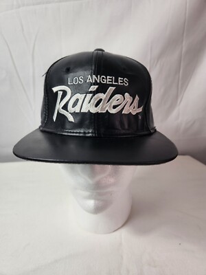 🔥🚨Vintage Black Leather Sports Specialties NFL Las Vegas