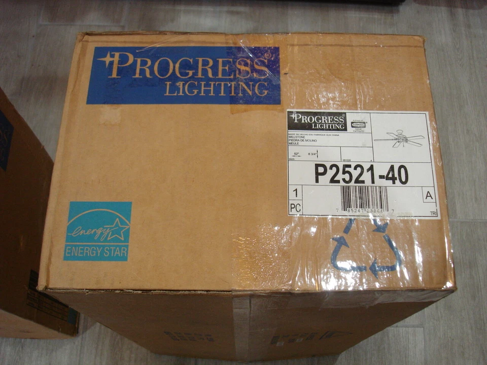 Progress Lighting P2521-40 "Millstone" AirPro 52"- Wide - Ceiling Fan - Image 3 of 4