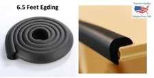 Black - Corner Protector Foam Bumper Baby Safety Guard Strip Table Edge Desk 2M