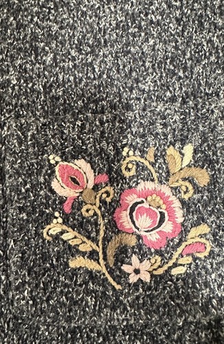 Vintage Northern Reflections Women's Cardigan Embroidery Embellishments Medium - Picture 5 of 6