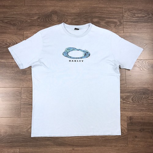 Oakley Regular Fit Men’s Summer Beach Wear Men’s Light Blue Surf Shirt Size XXL - Picture 7 of 9