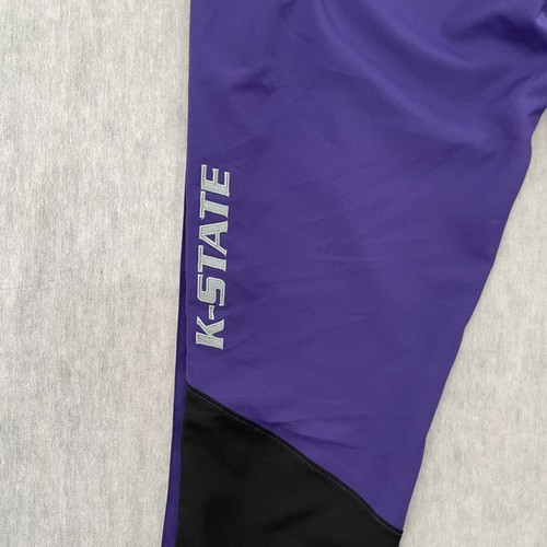 K-State Wildcats Pants Adult Extra Large Purple Nike Basketball Snap Off Mens XL - Picture 4 of 14
