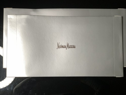 Neiman Marcus Original Silber Muster Geschenkbox 15"X9,5"X2,5"
