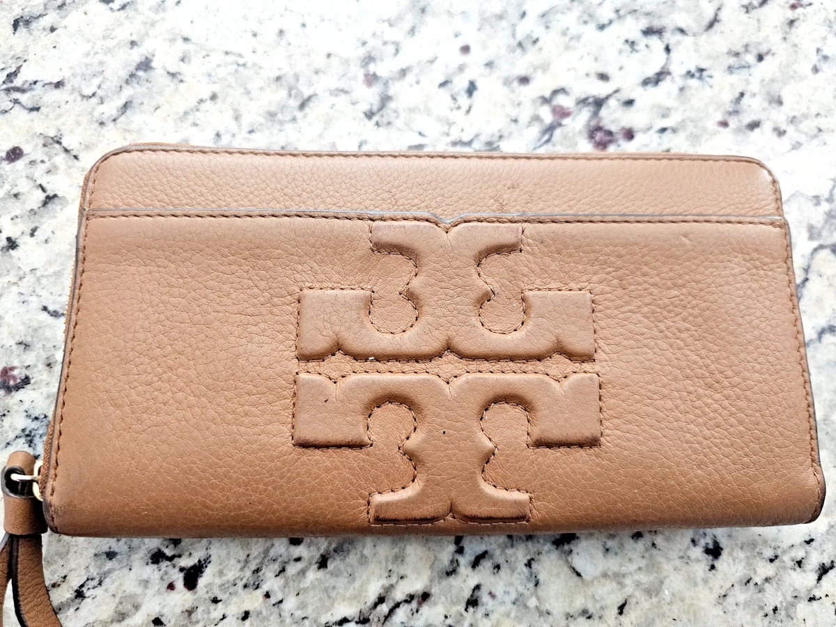 tory burch tan wallet