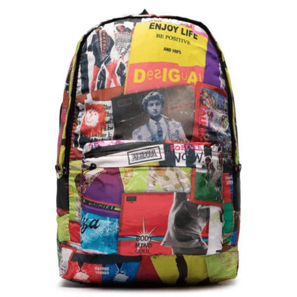 DESIGUAL - MOCHILA BACK DISCO PLEGABLE 21WAOA30/8036 NEW