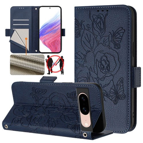 For Google Pixel 9 Pro XL 8 7 6 8A 7A 6A Flower Leather Wallet Case Flip Cover - Picture 42 of 91