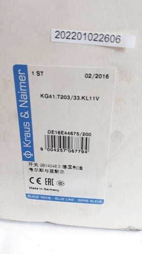 Kraus & Naimer KG41 T203 33 KL11V LÍNEA AZUL IP 66 IP 67 (NUEVO STOCK ANTIGUO) - Imagen 6 de 9
