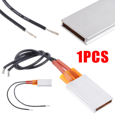 12V 35*21mm Constant Temperature PTC Heating Element Thermostat Heater Plate BW