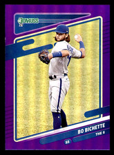 2021 Donruss Bo Bichette Variation Holo Purple #165 - Toronto Blue Jays