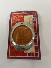 Vintage Nos Saf-t-value Auto Lamp Manufacturing Amber 3 Diameter Reflector Vintage Nos Saf-t-value Auto Lamp Manufacturing Amber 3 Diameter Reflector