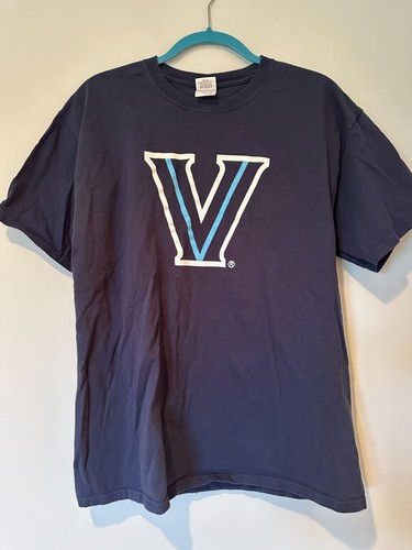 Villanova Nova Nation Unisex Navy Short Sleeve T-shirt in Size Large