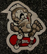 Vintage Unpeeled Tech Deck Skateboarding Sticker 2000s Y2K Skate Scarce 