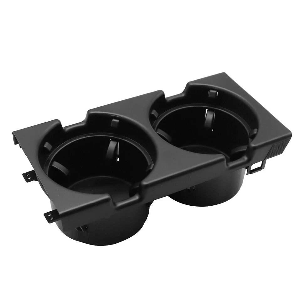 Black Front Center Console Cup Holder Coin Holder For BMW E46 51168217953 325i - Изображение 3 из 4