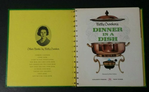 2 Betty Crocker's DINNER IN A DISH / Family Dinners In A Hurry, HC Cookbooks - Picture 8 of 11