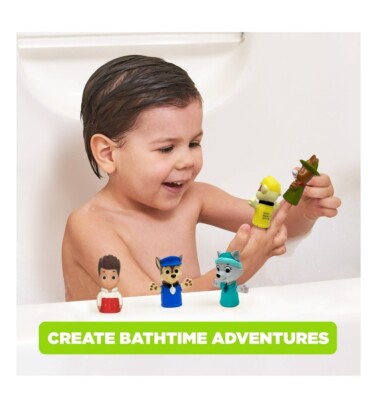 Marionnettes à Doigt Paw Patrol 5 Pièces – Jeu D’imitation En Silicone, Histoires D’aventures, Dès 3 Ans