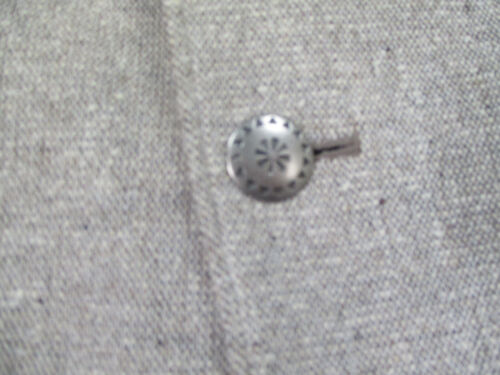 Cappotto sportivo casual Circle S Blazer da uomo 42 lungo marrone marrone chiaro western Yoked elegante - Foto 6 di 21