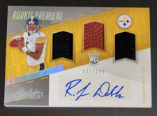 JOSHUA DOBBS 2017 Absolute RPM HOLO SP RC RPA JERSEY/BALL/PATCH/AUTO 192/399