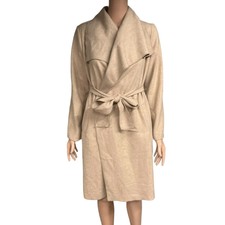 Nwt✨ | Chicwish | Wool Blend Shawl Collar Belted Tie Waist Knee Length Coat - S