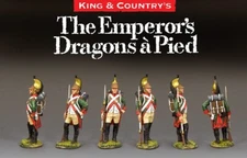 KING & COUNTRY THE AGE OF NAPOLEON NA504 FRENCH DRAGOON FOOT GUARD STANDING