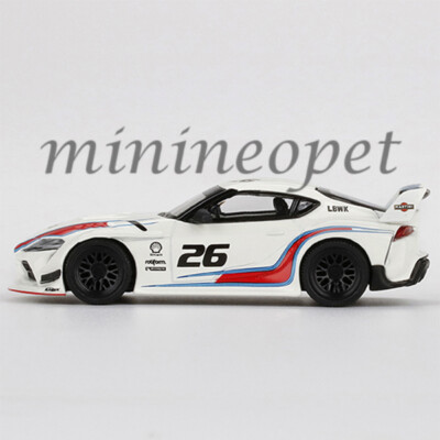 MINI GT MGT00296 LB WORKS LBWK TOYOTA GR SUPRA #26 MARTINI