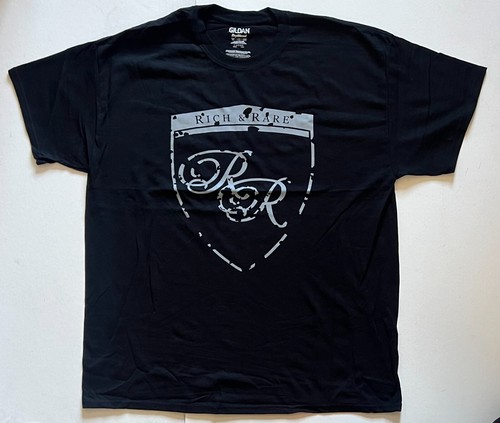 R&R RICH&RARE Men/Woman LOGO T-Shirt Short Sleeve Crew Neck/Different Color&Size - Picture 35 of 49