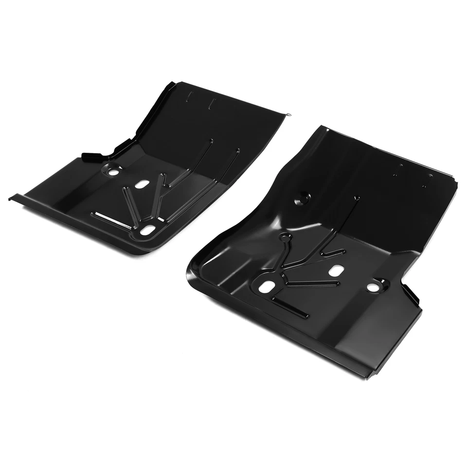 Juego de sartenes de piso delantero y caja de par de soporte para Jeep TJ Wrangler 1997-2006 Foto 2 de 4