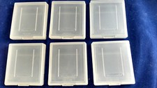 6 Official OEM NINTENDO Japan Game Boy Cartridge Storage CASES Hard Clam shell