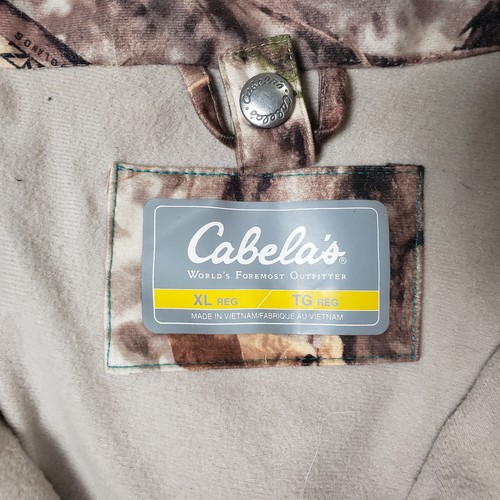 Cabelas Jacket Women XL Hood Camo Zonz Woodlands Camo Fleece Lined Hunting Coat - Picture 6 of 16