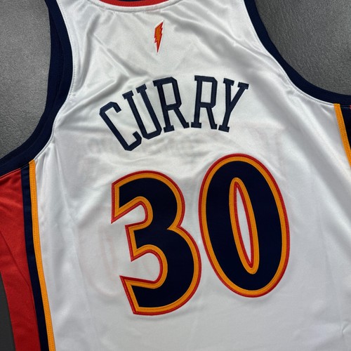 100% Authentic Stephen Curry Mitchell & Ness 09 10 Warriors Jersey Size 48 XL - Picture 6 of 6