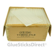 GlueSticksDirect Wholesale  Cool Melt Glue Sticks Mini X 10" 25 lbs bulk