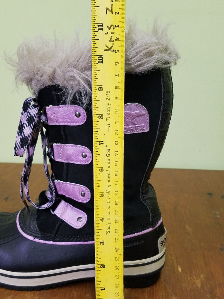 Sorel Joan‎ Size 4 Waterproof Winter Boots Purple And Blue Like New Sorel Womens Joan Of Arctic Boots Snow Winter Size 6  main image 2