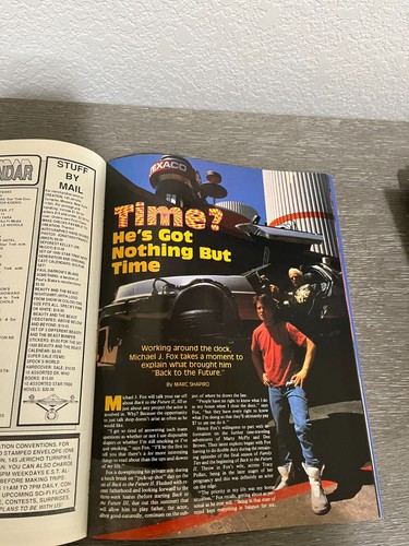 Starlog Magazine #151 Feb 1990 Michael J Fox Back To The Future Alien Nation - Picture 4 of 6