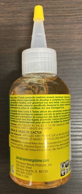 Sérum à L'huile De Cactus Jamaican Mango & Lime 4oz - Pour Cheveux Bouclés, Réparateur Et Nourrissant !