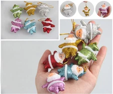Lot 6 pcs Christmas Santa Claus Ornaments Christmas Tree Hanging Mini Decoration