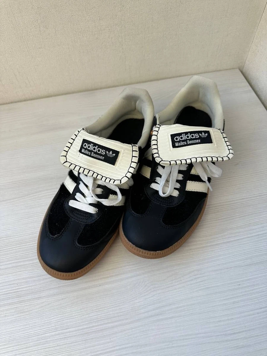 adidas gazelle silver green womens x Wales Bonner Karintha Lo Satin 'Core Black' Sneakers main image 1