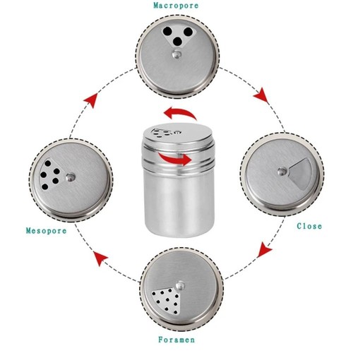 Multi-purpose Seasoning Jar Spice Jar Spice Pepper Shaker Salt Sugar Bottle - Picture 5 of 16