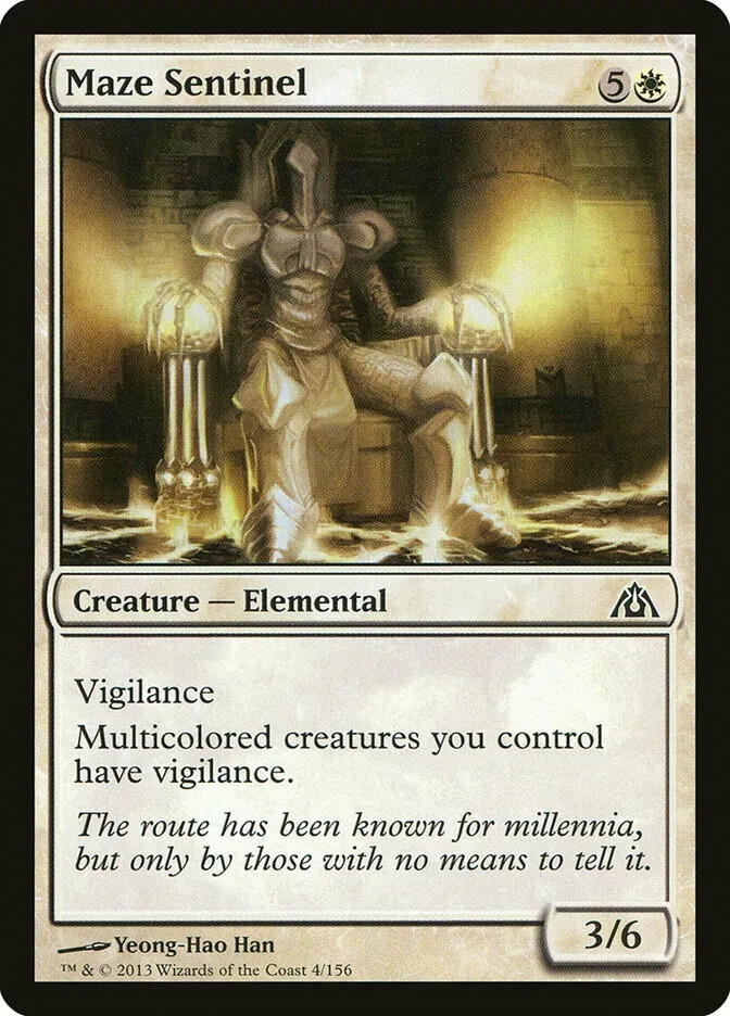 DRAGON　MASE MAZE SENTINEL X 4 N/M- DRAGON'S MAZE MAGIC THE GATHERING | eBay
